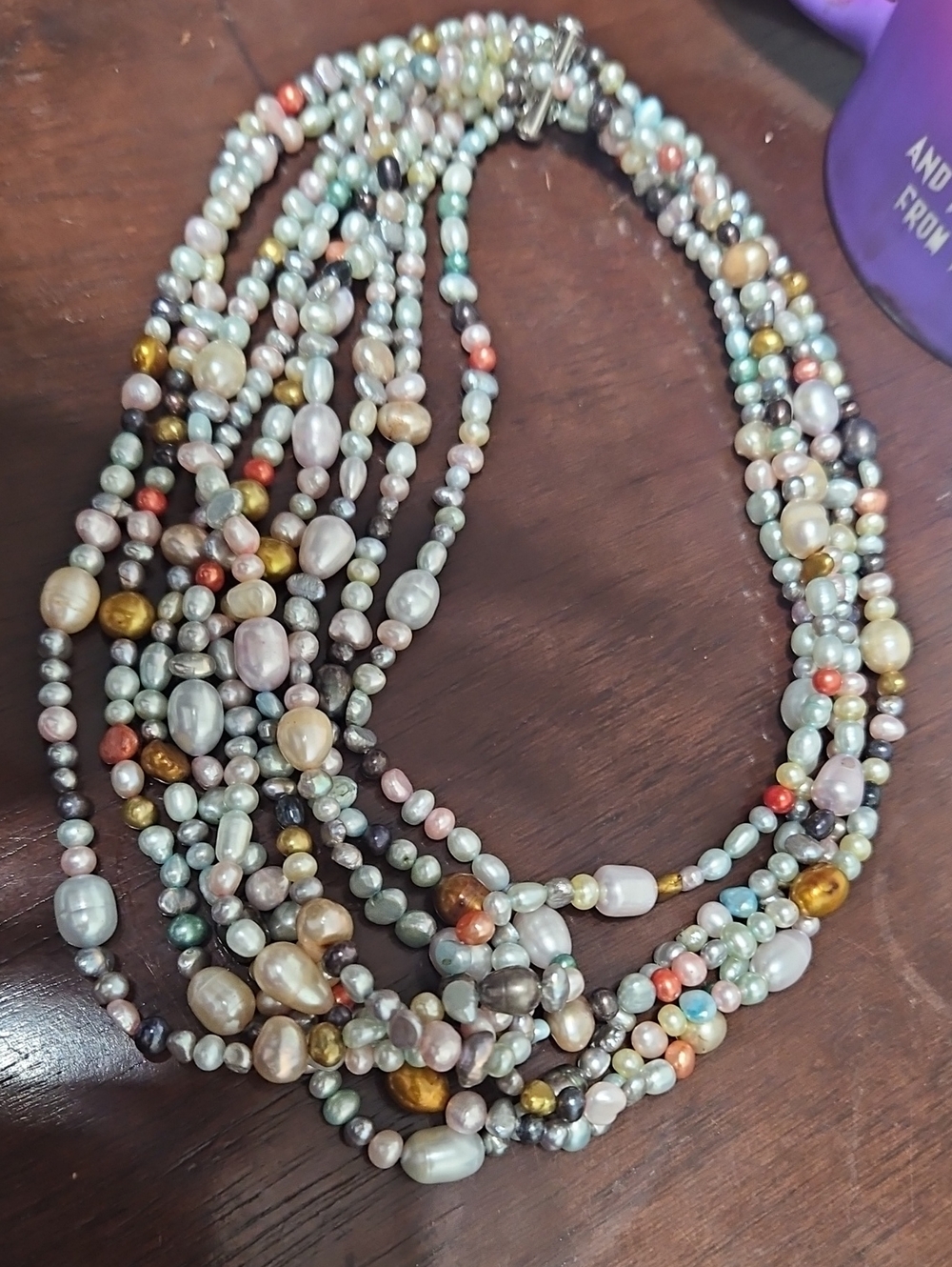 Multicolor Freshwater Pearl Necklace